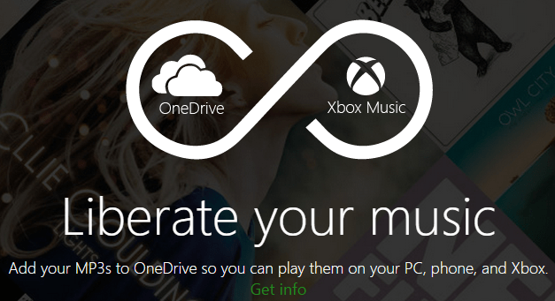 Xbox Müzik OneDrive