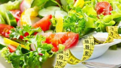 Doyurucu zayıflatan salata tarifleri! Kolay diyet salatalar