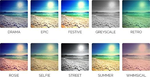 fotoğraf filtresi örnekleri