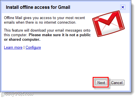 gmail için çevrimdışı erişimi yükle