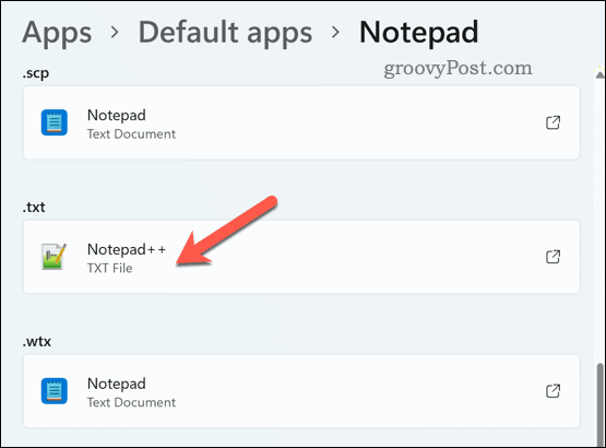 Notepad++ dosya uzantılarını ayarlayın