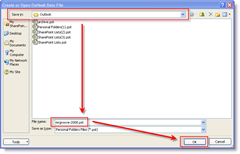 Outlook 2003 veya Outlook 2007 Kullanılarak PST Dosyaları Nasıl Oluşturulur