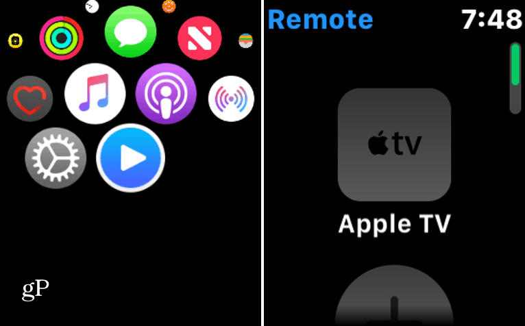 Apple Watch'u Apple TV'ye bağlama