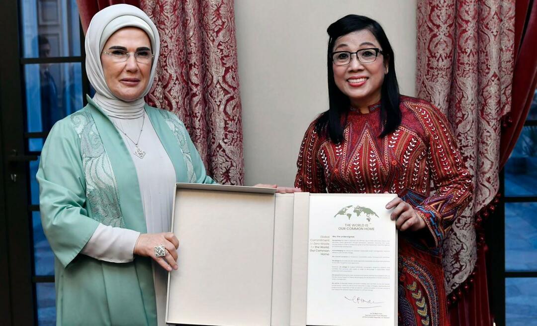 Emine Erdoğan, Vietnam Başbakanı'nın eşi ile bir araya geldi!