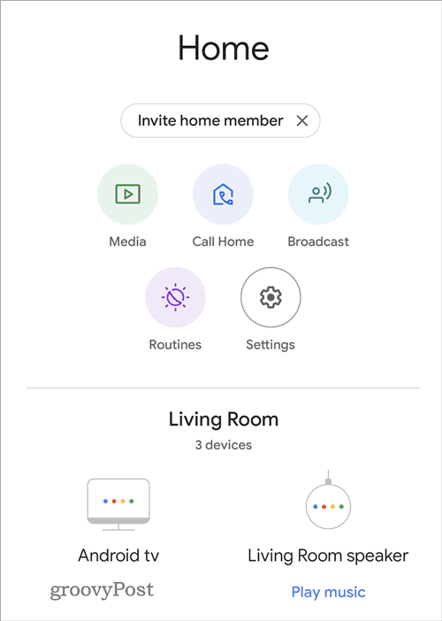 Google Home ses ekolayzer