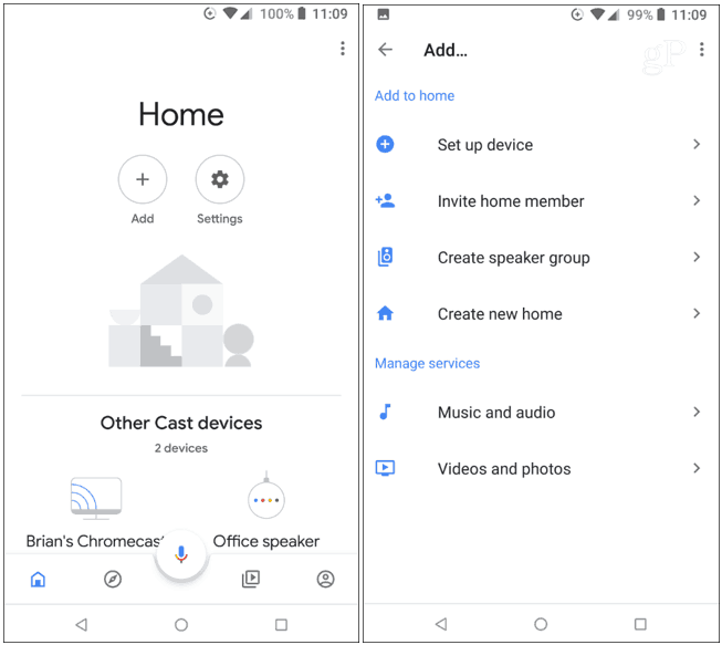 Google Home Uygulaması Cihaz Ekle