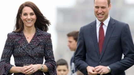 Prince William ile Kate Middleton yürüyerek çocuklarını okula bıraktı!