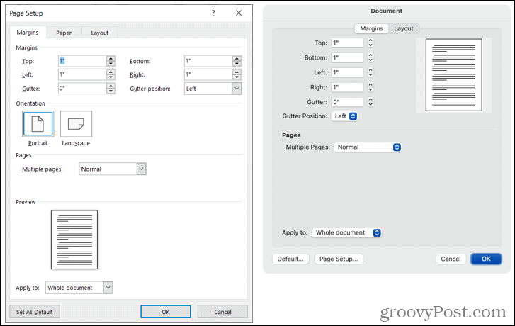 Windows ve Mac'te Word'de özel kenar boşlukları