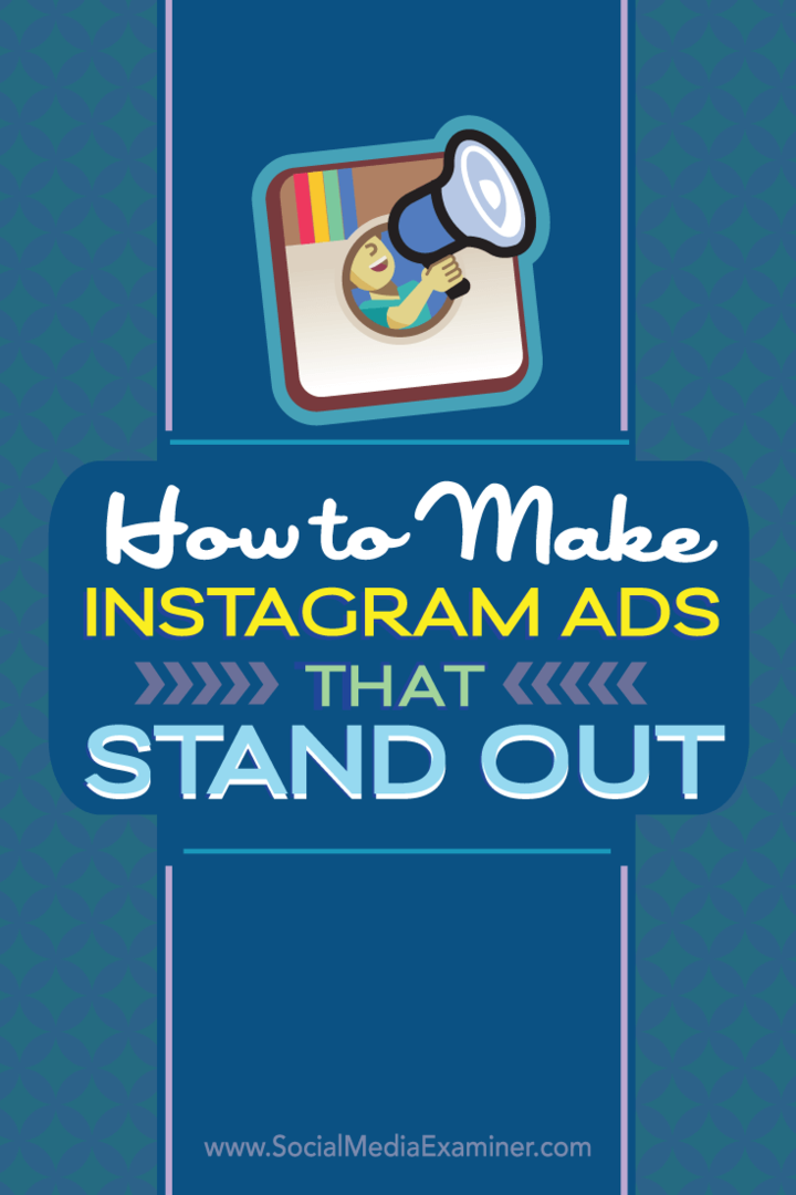 instagram'daki reklamlar için özellikler