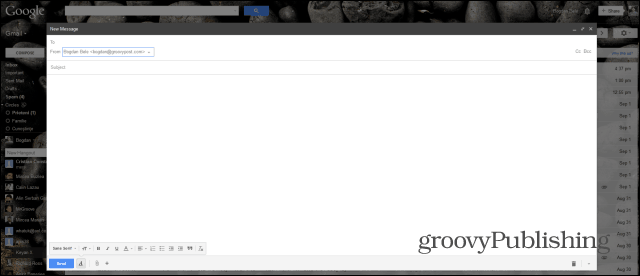 Yeni Gmail Compose tam ekran uygulandı