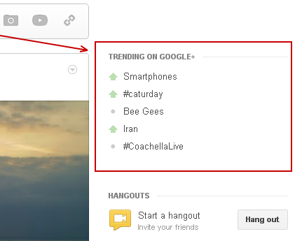 google + 'da trend