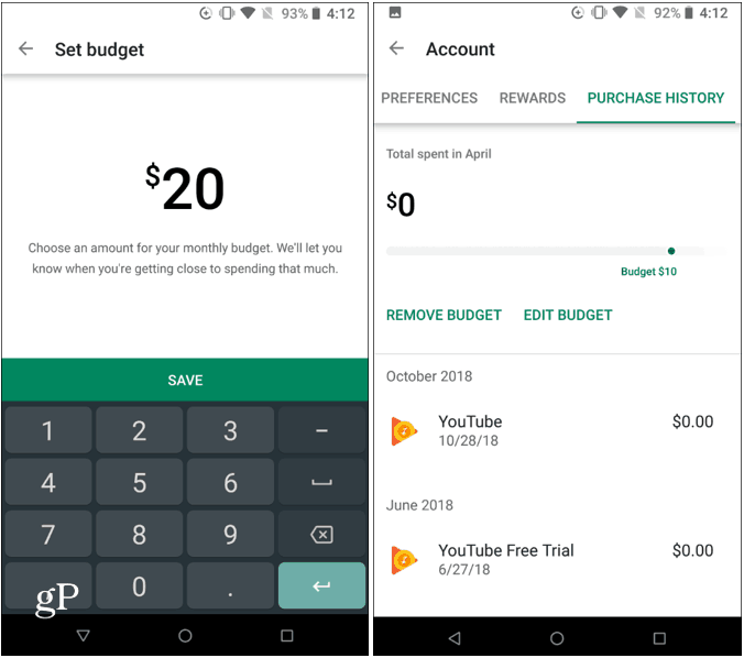 Google Play Bütçesini Belirleyin