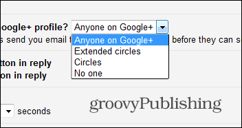 Gmail Google e-posta ayarlarını devre dışı bırakma
