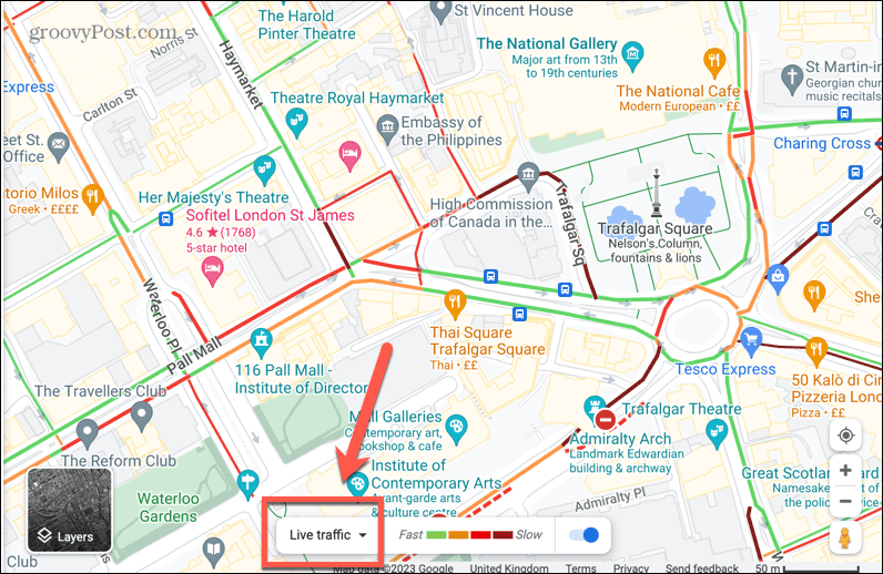 google maps canlı trafik