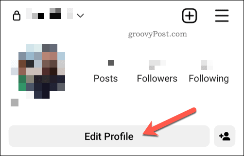 Instagram'da profili düzenle düğmesi