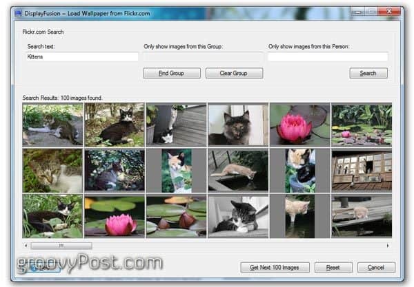 flickr entegrasyon ayarlarını seçin