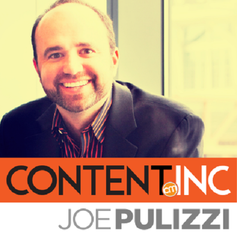 Content Inc. için Joe Pulizzi, podcast'leri ve gelecek kitabı için yeniden tasarlanmış içerik kullanıyor.