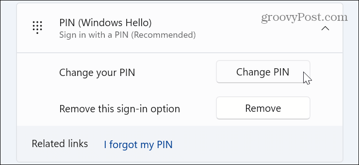 Windows 11'de Oturum Açmak için PIN