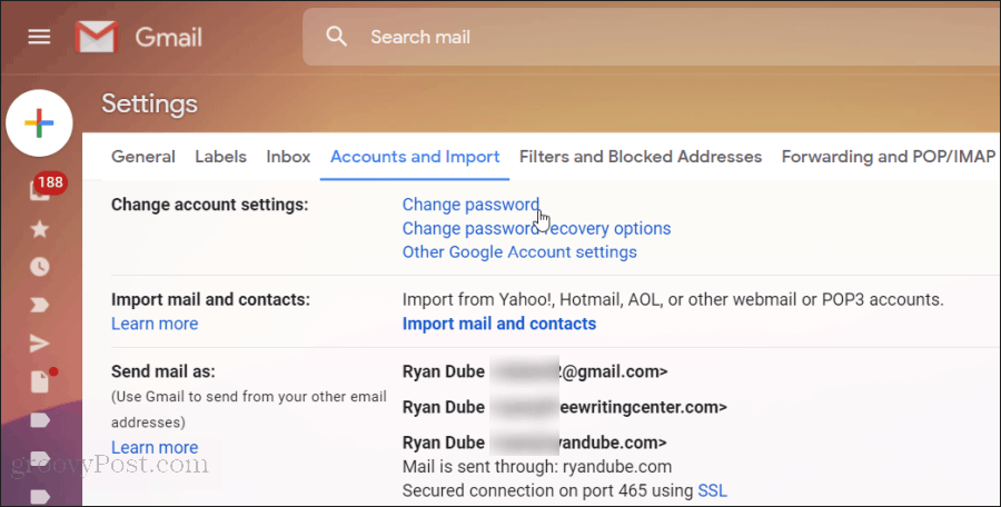 gmail şifresini sıfırlama