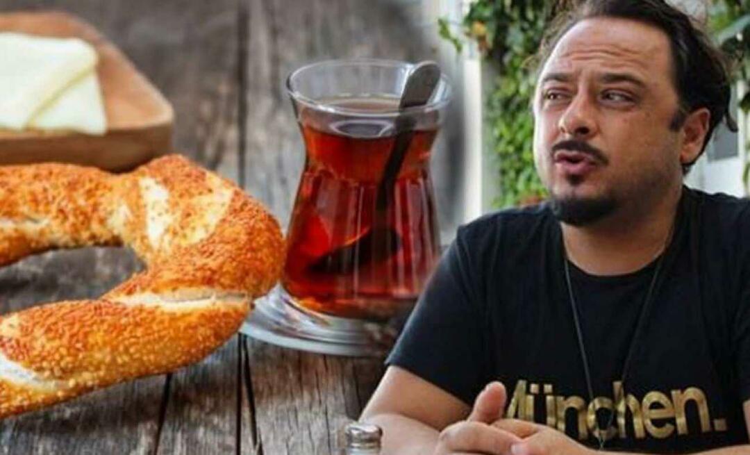 Burak Akkul iki simit iki kahveye 265 lira verince tepkisini esirgemedi!