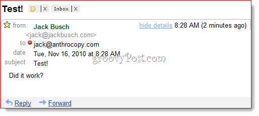 BCC Gmail İletilerini Filtreleme