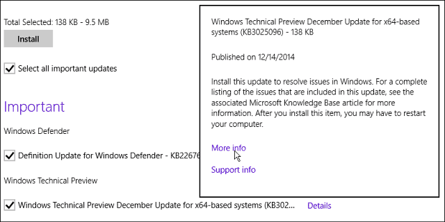 KB3025096 Windows Update