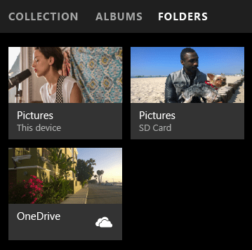 fotoğraflar app windows 10 mobil