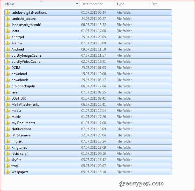 Android akıllı telefonunuzdaki hafıza kartlarını değiştirme / yükseltme