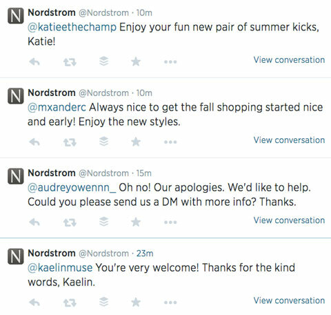 nordstrom twitter beslemesi