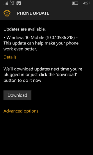 Windows 10 Mobile Nisan Güncellemesi