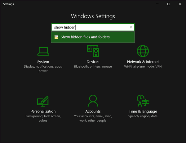 Windows 10'da Gizli Dosya ve Klasörleri Gösterme