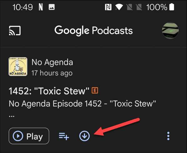 Google Podcast'leri indir
