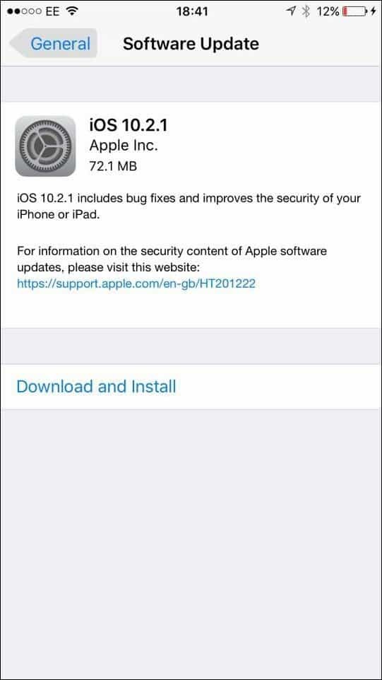 Apple iOS 10.2.1 - Yükseltmeniz Gerekenler ve Neler Dahil?