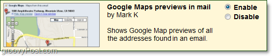 Gmail Laboratuarlarında Google Haritalar Önizleme İncelemesi