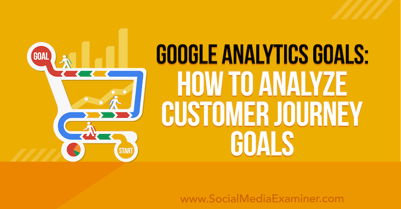 Google Analytics Hedefleri: Müşteri Yolculuğu Hedefleri Nasıl Analiz Edilir? Yazan Chris Mercer, Sosyal Medya Examiner'da.