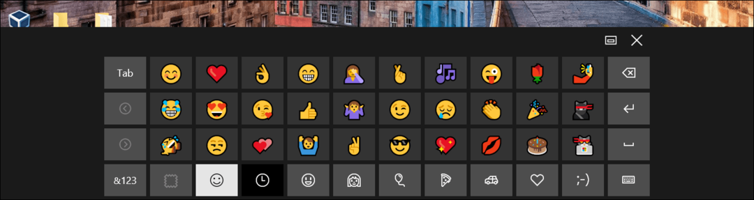 emoji windows 10 klavyesini etkinleştir
