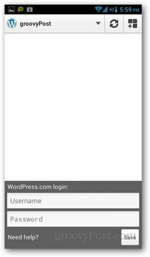 wordpress-için-android-stats-giriş