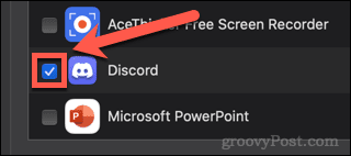 discord ekran kayıt izinleri mac