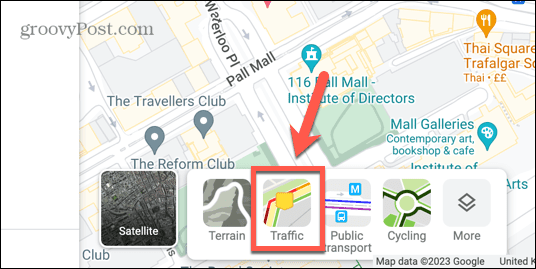 google harita trafiği