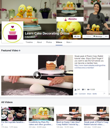 online facebook video pasta süsleme öğrenin