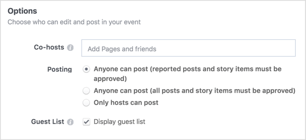 Facebook etkinliğinizi paylaşacağınız işletme sayfalarının veya arkadaşlarınızın adlarını girin.