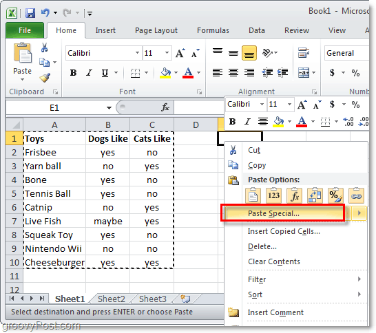 excel 2010'un özel fonksiyonunu yapıştırın