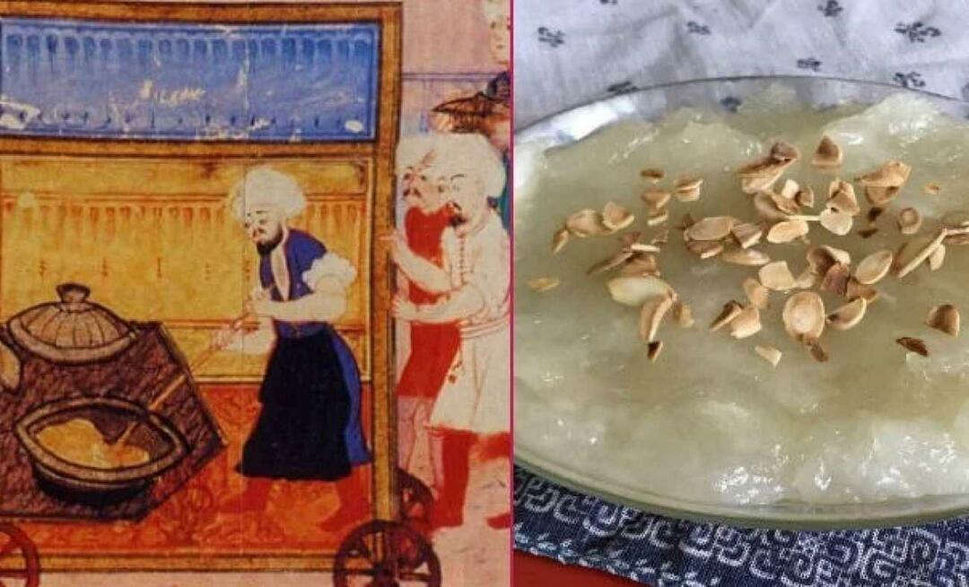 Sabuniye helvası nasıl yapılır? Osmanlı usulü nişasta helvası tarifi