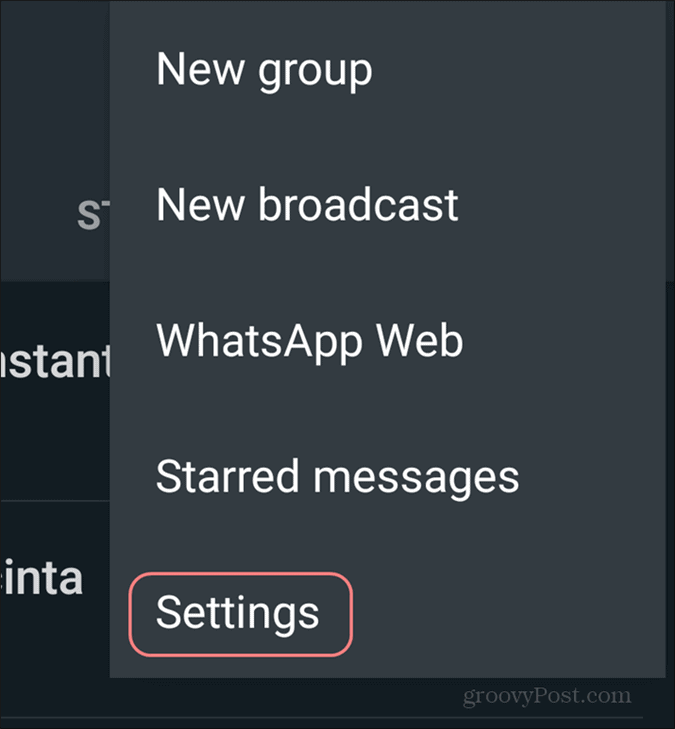 WhatsApp Hesap Ayarlarını Silin