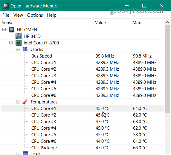 Windows 11'de CPU Sıcaklığını Kontrol Edin