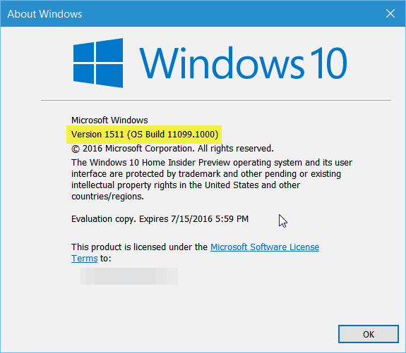 Yeni Windows 10 Redstone Önizleme Derlemesi 11099 Kullanıma Hazır