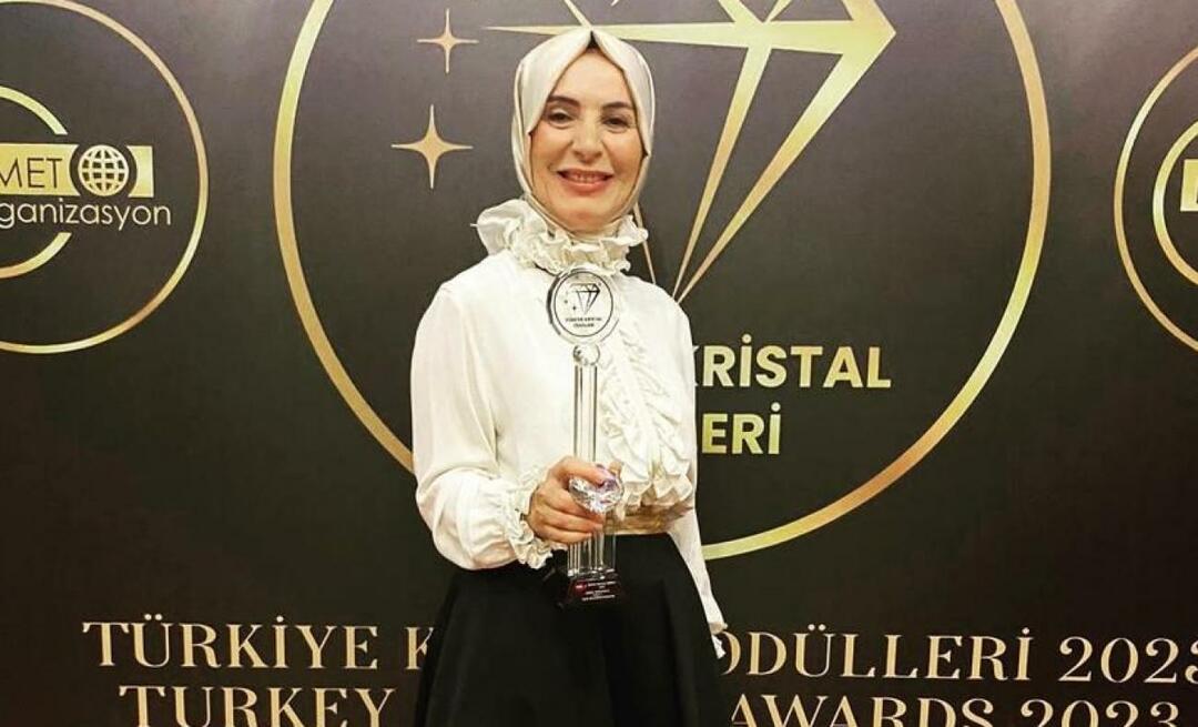Kanal 7 program koordinatörü Nursel Tozkoparan Duman'a "Medya Başarı" ödülü!