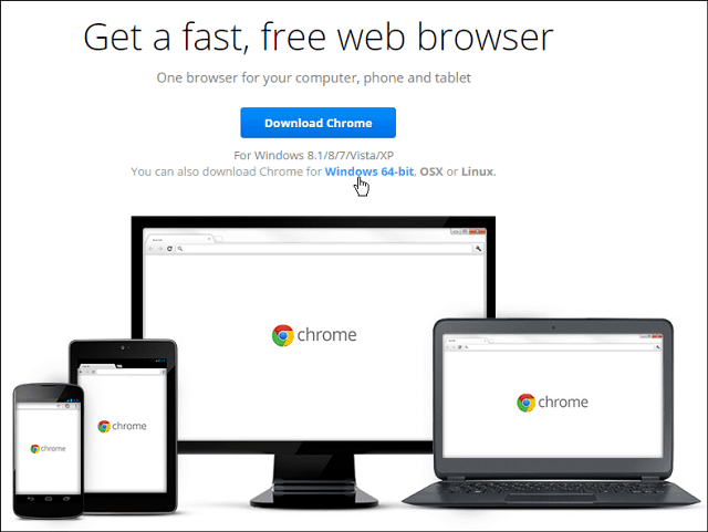 Google Chrome 64-Bit Artık Windows 7 ve Üstü için Kullanılabilir