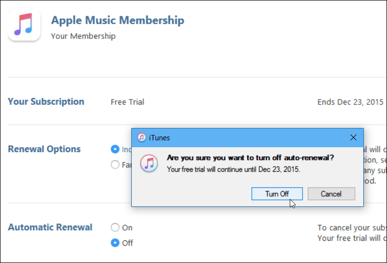 4 iTunes Doğrulama Otomatik yenileme