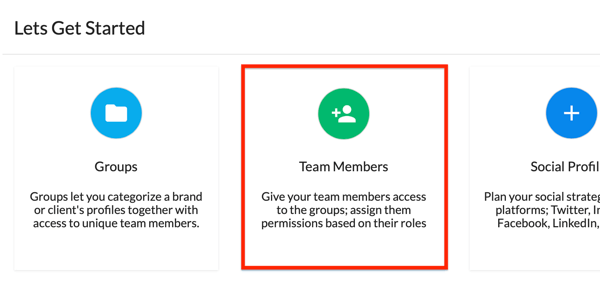 Statusbrew hesabınıza ekip üyeleri ekleyerek başlayın.